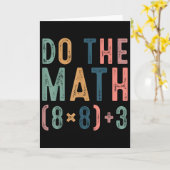 Do The Math 67のミームおもしろい 六七 教師 女性 カード (黄色い花)