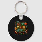 Do The Math 67 Funny Equation Chalkboard School Ar キーホルダー (正面)