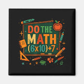 Do The Math 67 Funny Equation Chalkboard School Ar マグネット (正面)