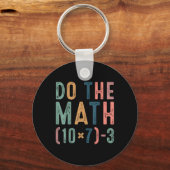 Do The Math 67 Funny Six Seven Meme Teacher Women  キーホルダー (正面)