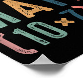 Do The Math 67 Funny Six Seven Meme Teacher Women  ポスター (角)