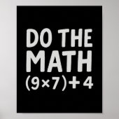 Do The Math 67 Meme  ポスター (正面)