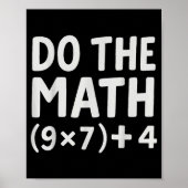 Do The Math 67 Meme  ポスター (正面)