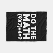 Do The Math 67 Meme 1  フリースブランケット (正面(横))