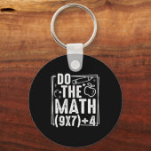 Do The Math 67 Meme 6 7 Funny Six Seven Women  キーホルダー (正面)