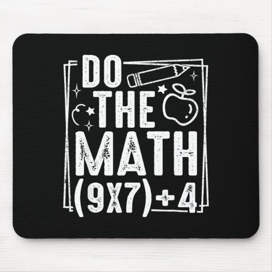 Do The Math 67 Meme 6 7 Funny Six Seven Women  マウスパッド (正面)