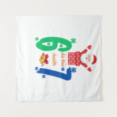 Do The Math 67 Meme Christmas タペストリー (正面(横))