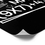 Do The Math 67 Meme Funny Six Seven Men Women Teac ポスター (角)