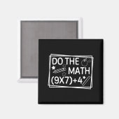 Do The Math 67 Meme Funny Six Seven Men Women Teac マグネット (正面/裏面)