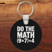 Do The Math 67 Meme Funny Six Seven Teacher  キーホルダー (正面)