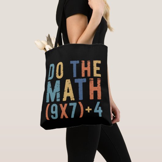 Do The Math 67 Meme Funny Six Seven Teacher  トートバッグ (クローズアップ)