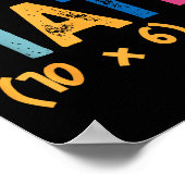 Do The Math 67 Meme Funny Six Seven Teacher Humor  ポスター (角)