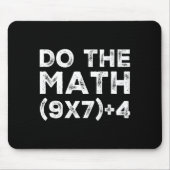 Do The Math 67 Meme Funny Six Seven Teacher Studen マウスパッド (正面)