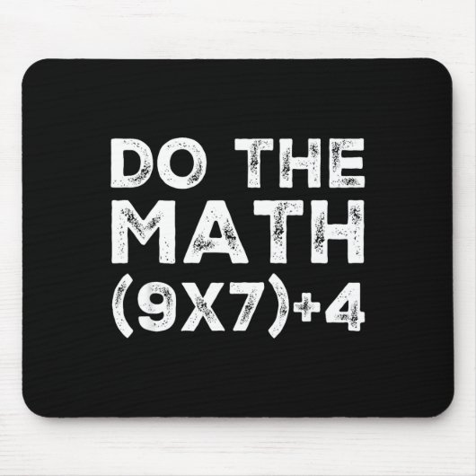 Do The Math 67 Meme Funny Six Seven Teacher Studen マウスパッド (正面)