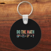Do The Math 67 Meme Funny Teacher Six Seven Men Wo キーホルダー (正面)