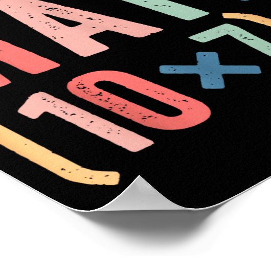 Do The Math 67 Teacher Meme Funny  ポスター (角)