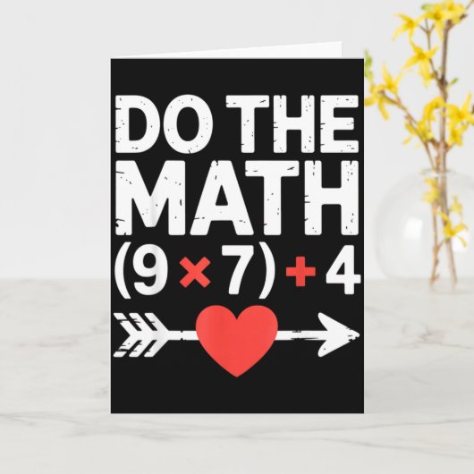 Do The Math 67 Valentine’s Day Six Seven Hearts 6- カード (黄色い花)