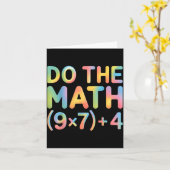Do The Math Equation Thanksgiving Teacher 67 Six S カード (黄色い花)