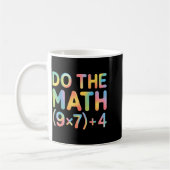 Do The Math Equation Thanksgiving Teacher 67 Six S コーヒーマグカップ (左)