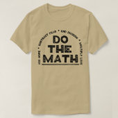 Do The Math  Love Add Hope End Division Gift Women Tシャツ (デザイン正面)