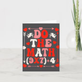 Do The Math Teacher 67 Meme Six Seven Valentine's  カード (正面)