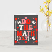 Do The Math Teacher 67 Meme Six Seven Valentine's  カード (黄色い花)