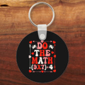 Do The Math Teacher 67 Meme Six Seven Valentine's  キーホルダー (正面)