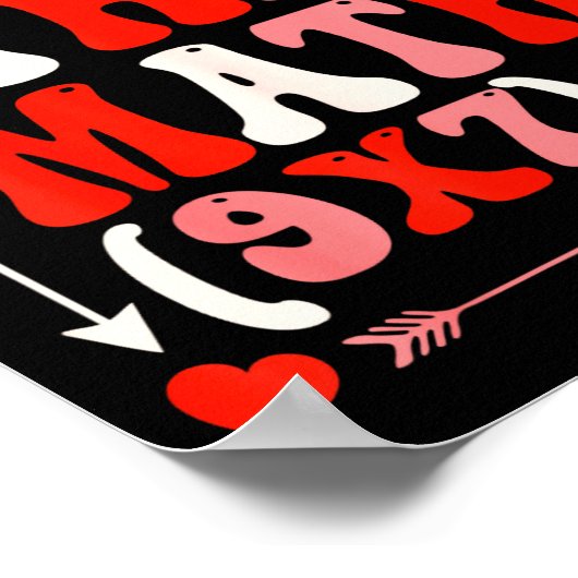 Do The Math Teacher 67 Meme Six Seven Valentine's  ポスター (角)