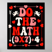 Do The Math Teacher 67 Meme Six Seven Valentine's  ポスター (正面)