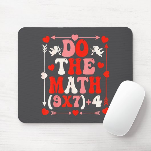 Do The Math Teacher 67 Meme Six Seven Valentine's マウスパッド (マウス)