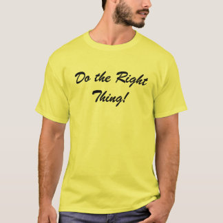 Do the Right Thing GoビーガンTシャツ（2辺） Tシャツ