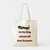 Do The Thing -自信引用文 トートバッグ (裏面)