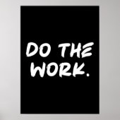 Do The Work - Success Hustle Gym やる気を起こさせる ポスター (正面)