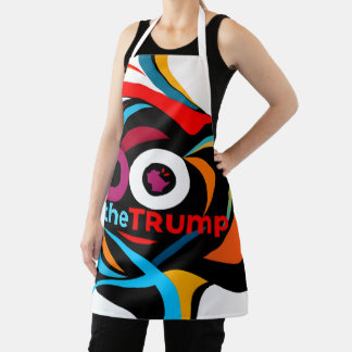 DO theTRUMP All-Overプリントエプロン、中 エプロン