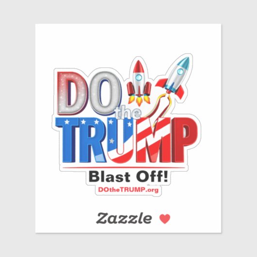 DO theTRUMP Space Force Vinyl Window Stickers シール (シート)