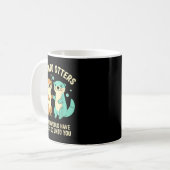 Do Unto Otters Playful Otter Pun Girls Kids Birthd コーヒーマグカップ (正面左)