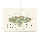 DO UT DES Logo als Autolufterfrischer カーエアーフレッシュナー (正面)