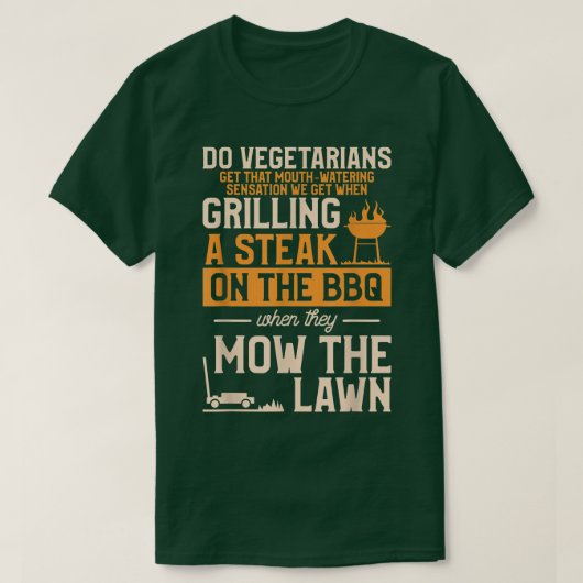 Do Vegetarians Get That MouthWatering Sensation BB Tシャツ (デザイン正面)