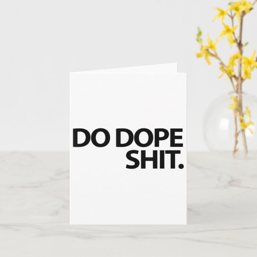 Do Weightlifting Motivational Gym Asrational カード (黄色い花)