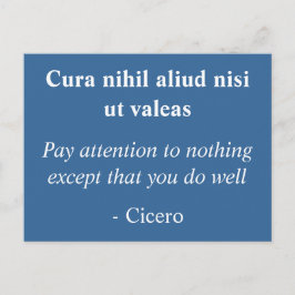 Do well - Cicero 感動的引用文 ポストカード