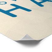 Do What Makes You Happy Sleepingキツネとハート ポスター (角)