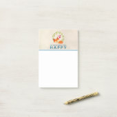 Do What Makes You Happy Sleepingキツネとハート ポストイット (デスク上)