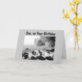 DO WHAT MAKES YOU HAPPY ***SON*** ON BIRTHDAY CARD カード (黄色い花)