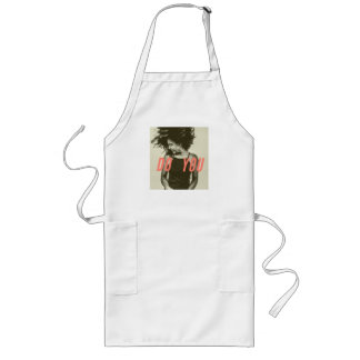 "Do You" グラフィックTシャツ - スタイリッシュなエンパワーメント ソフト ロングエプロン