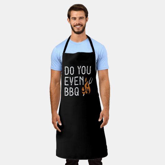 Do You Even BBQ エプロン (着用した状態)
