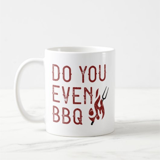 Do You Even BBQ コーヒーマグカップ (左)