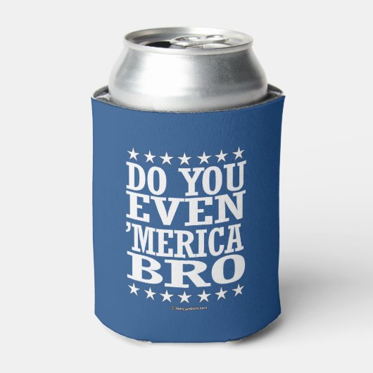 Do You Even 'Merica Bro – 愛国的な星 缶クーラー (缶正面)