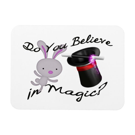Do You In 信じ魔法Top Hat & Rabbit マグネット (横)