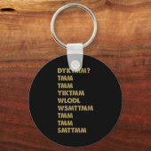 Do You Know The Muffin Man_ Dyktmm_ Funny Nostalgi キーホルダー (正面)