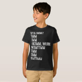 Do You Know The Muffin Man Dyktmm Funny Quote Tシャツ (正面フル)